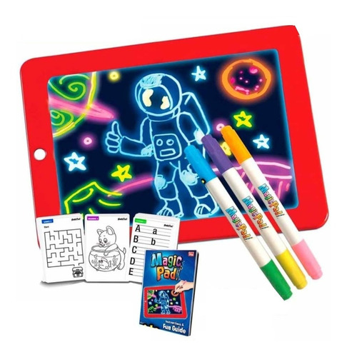 Pizarra Magica Deluxe Pizarra De Colores Pizarra Led Juegos