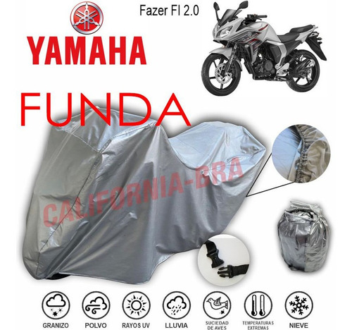 Funda Cubierta Lona Moto Cubre Yamaha Fazer Fi 2 0