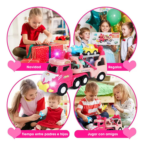 Nuevo Coche De Juguete Para Niños, Música Ligera 5 En 1, Ros