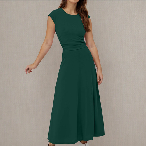 Conjunto De Vestido Colgante De Color Para Mujer, Conjunto D