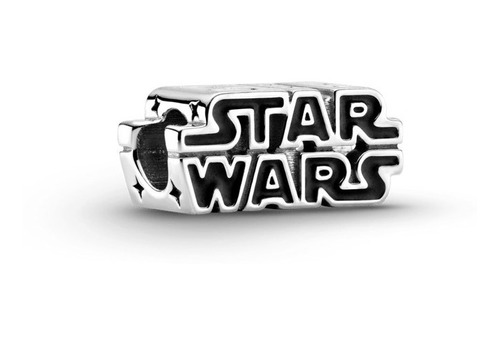 Dije Charm Pandora Logo Star Wars 3d Plata S925 Original