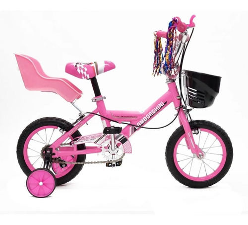 Bicicleta Lamborghini Infantil R12 Rueda Goma Eva 217176