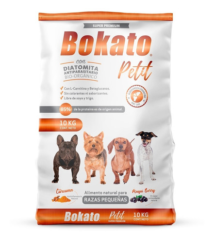 Alimento Mascotas Perro Bokato Petit Razas Pequeñas Premium