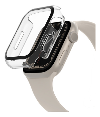 Bumper Para Apple Watch Serie 8/ 7/6 Y Se 45mm Transparente