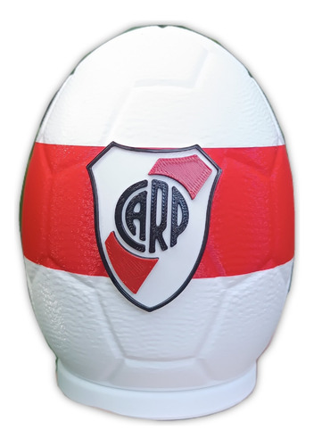 Huevo De Pascua Alcancía River Plate Equipo De Fútbol 3d
