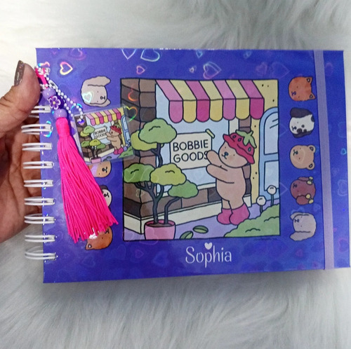 A Livro De Colorir Bobbie Goods 50 Folhas Personalizado Nome