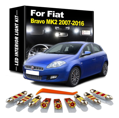 Kit Led Interior Canbus Fiat Bravo Mk2 2007 - 2016