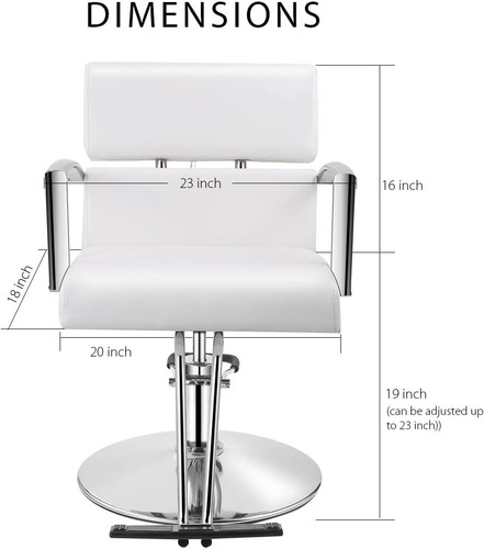 Imagen 7 de 9 de Silla Para Peluqueria / Estilistas / Ajustable / Solo Envios