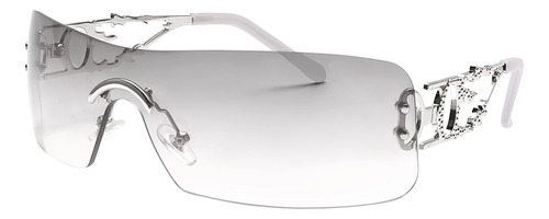 Gafas De Sol Senmaries Sin Montura Y2k Para Mujeres Y Hombre
