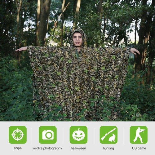 Roupas De Camuflagem - Traje 3d Ghillie Suit - Sniper.