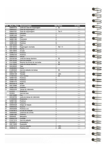 Catálogo Peças Valtra 1280r Mwm Primeira Geração