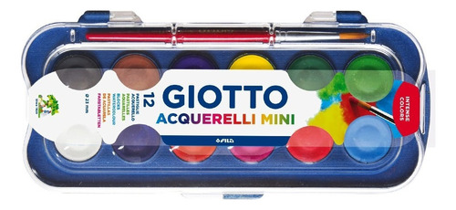 Acuarela Mini 12 Colores Giotto