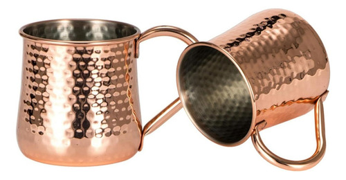 Mug Vasos De Cobre Set 2 Cantina Moscow Mule Coctel Tragos