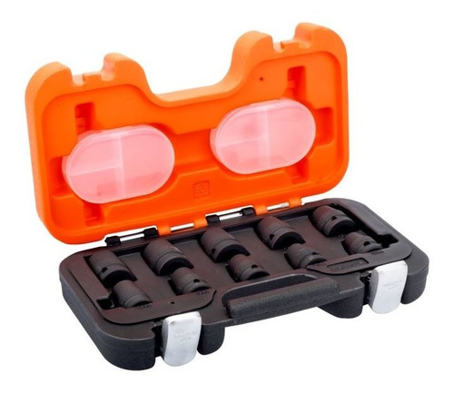 Set Tubos Bahco Boca Llaves De Impacto Cortos 10 Piezas