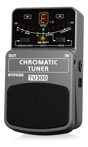 Pedal Afinador Cromático Behringer Tu300 Chromatic Tuner Prm