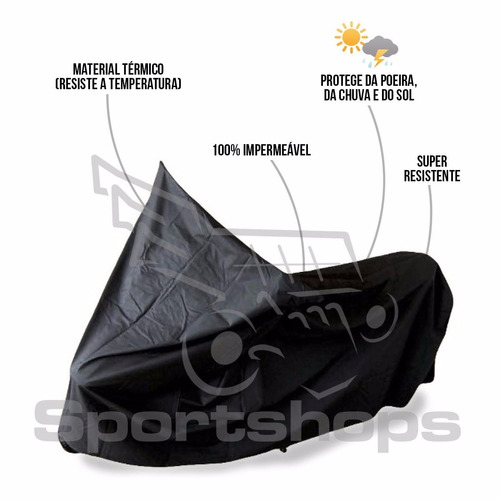 Capa Protetora Para Cobrir Moto 100% Impermeável Gg High Pro