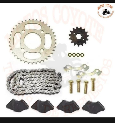 Kit Transmision Completa Yamaha Ybr 125 Factor Motos Coyote