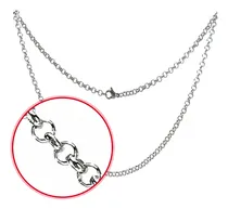 Comprar Cadena Rolo Cadenita Collar Roló 4mm Cadenita Acero Edone