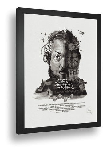 Quadro Decor Poster Stanley Kubrick Diretor Cinema Famoso A3