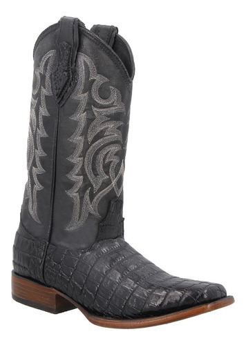 Botas Casual 853757pr Piel Vacuno Grecas Acabado Textura