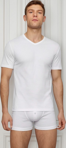 Camisetas Interiores Hugo Boss Cuello V 3 Pz 100% Original