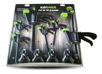 Comprar Prensas Para Carpintería Set X 10 Pzas Ajustables Y De Mano 