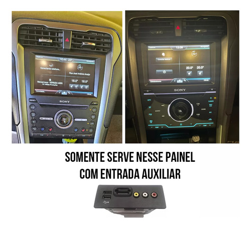 Multimídia Ford Fusion 2015 2016 2017 2018 2019 V2 Tesla 13.