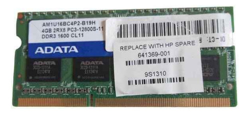 Memoria Ram Adata Ddr3 8gb 1600mhz Verde 2x4gb (Usado)