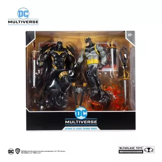 Figura Dc Multiverse Batman Vs Azrael Batman Armor Mcfarlane