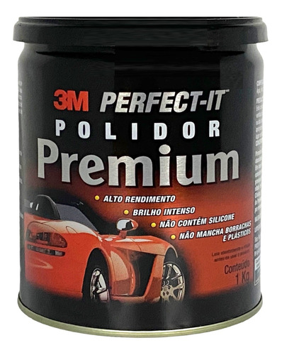 Polidor Premium 3m Lata 1kg Massa De Polir Perfect-it