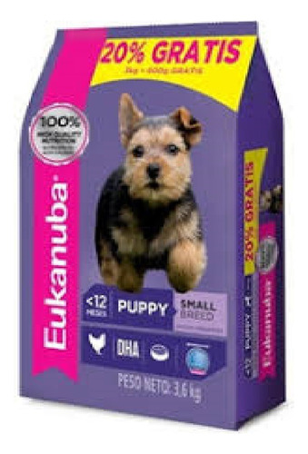 Eukanuba Puppy Small X 3,6kg + Envios!!