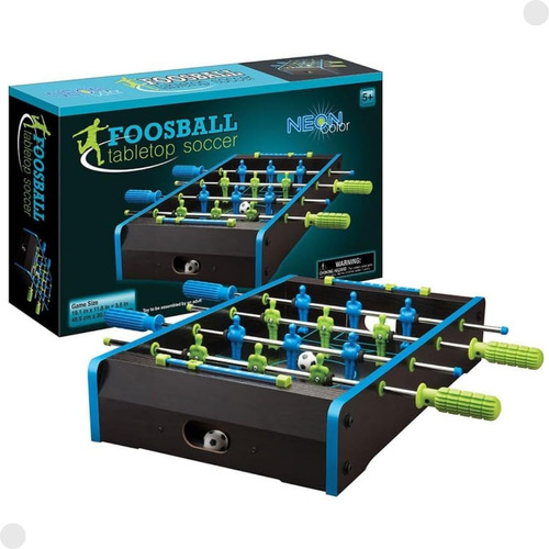 Jogo Futebol De Mesa Tabletop Soccer Neon Color F0108-4 -fun