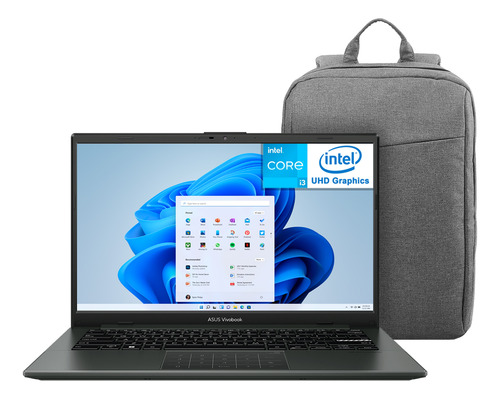 Laptop Asus Vivobook Go 14 Core I3 8gb 128gb Ssd Mochila