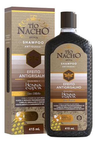 Shampoo Antiqueda Tio Nacho Efeito Antigrisalho 415ml