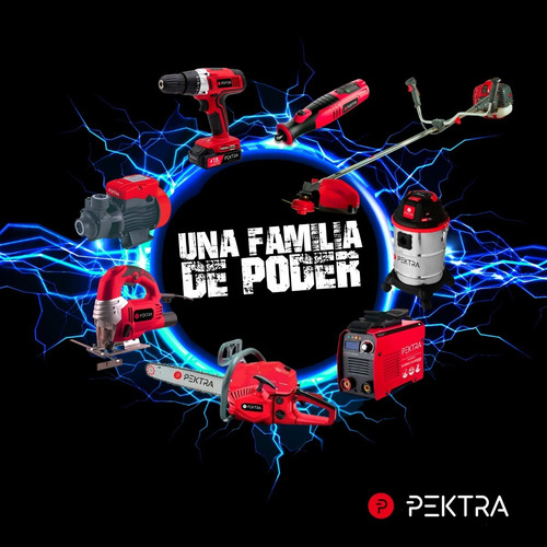 Imagen 6 de 7 de Taladro Atornillador Inalambrico Pektra 18v Con Bateria