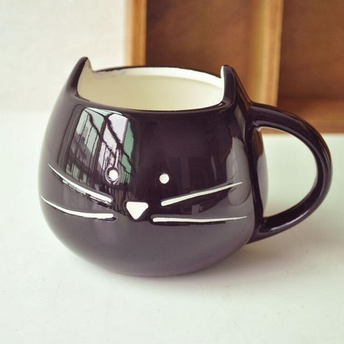 Imagen 2 de 3 de Taza Gato Negro