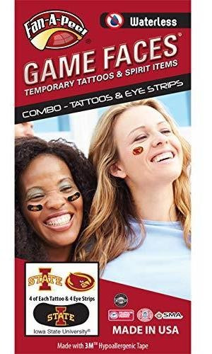 Tatuaje Temporale - Iowa State University (isu) Cyclones  W