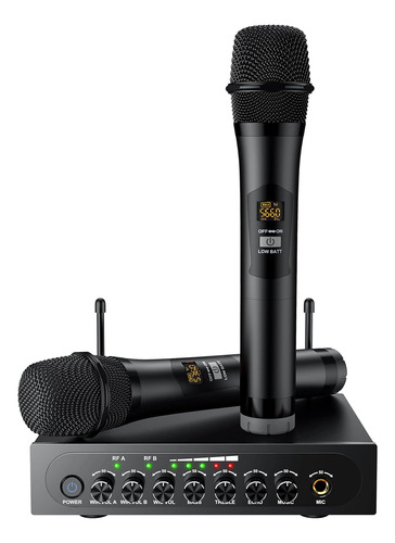 Prozor Uhf Sistema De Microfono Inalambrico Dual Inalambr...