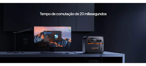 Bluetti Ac180p 1440wh Estação de energia portátil gerador solar 1800w 2700w pico tomada 220v monofásico