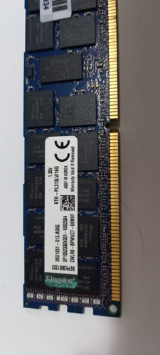 Imagem 1 de 1 de Memória Ram 16gb 1x16gb Kingston Kth-pl313lv/16g