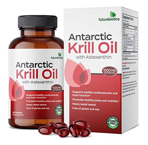 Suplemento Krill Oil Futurebiotics Aceite De Krill Antártic