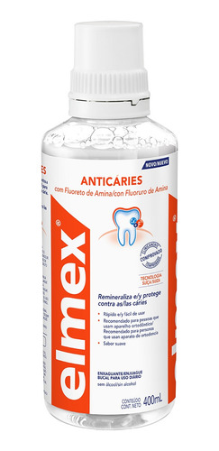 Enjuague Bucal Elmex Aanticaries X 400 Ml Enjuague Bucal Elm