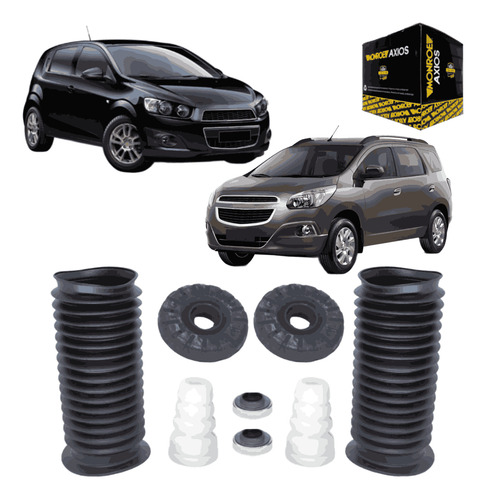 Par Kits Do Amortecedor Dianteiro Axios Para Spin Cobalt 8v