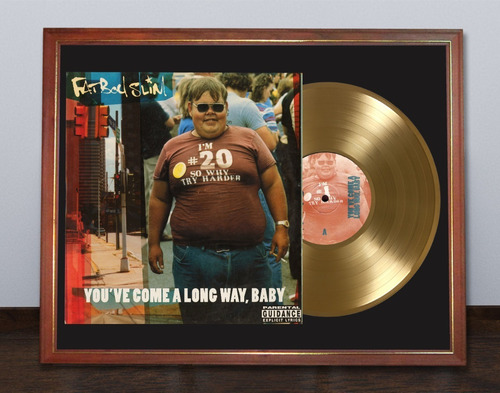 Fatboy Slim You've Come A Long Way Baby Tapa Lp Y Disco Oro