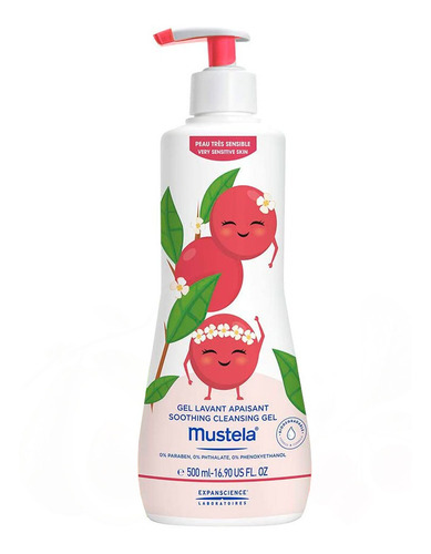 Mustela Gel Lavante Calmante Schizandra Pele Muito Sensível