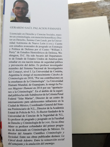 A0 Criminología Contemporánea Gerardo Saul Palacios Pamanes (Usado)