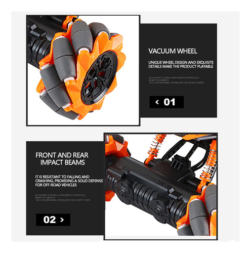 Control Remoto De 2 4g, Tracción, 360 Grados, Acrobacia De B