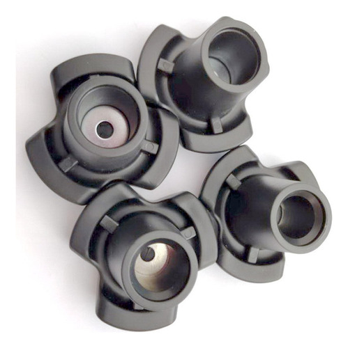 4 Piezas De Puntas De Bastón Puntas De Goma 19mm