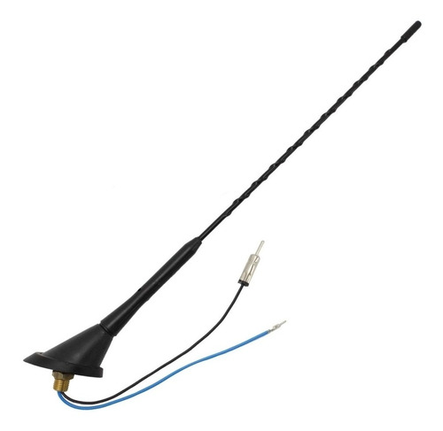 Antena Teto Amplificada Espiral Plug Din Vw Santana 1993/06