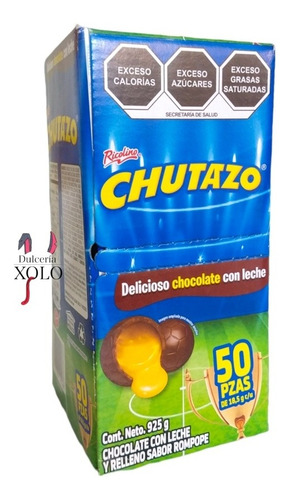 Chocolate Chutazo Ricolino 50 Piezas 